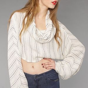 Free People Cropped Striped Top size XS